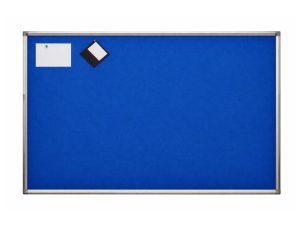 Bảng ghim nỉ xanh khung nhôm treo tường cố định