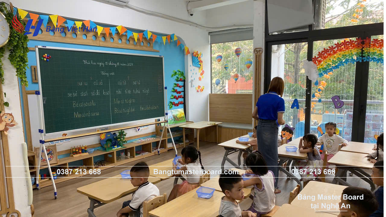 Sản Xuất Và Lắp Đặt Bảng Từ Di Động Master Board Tại Nghệ An